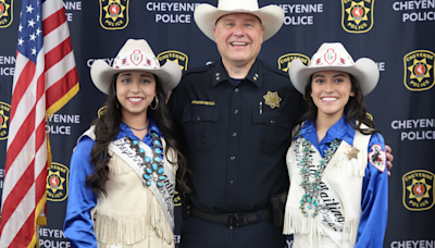 Cheyenne Police Honor Rodeo Royalty with Special Badge Ceremony