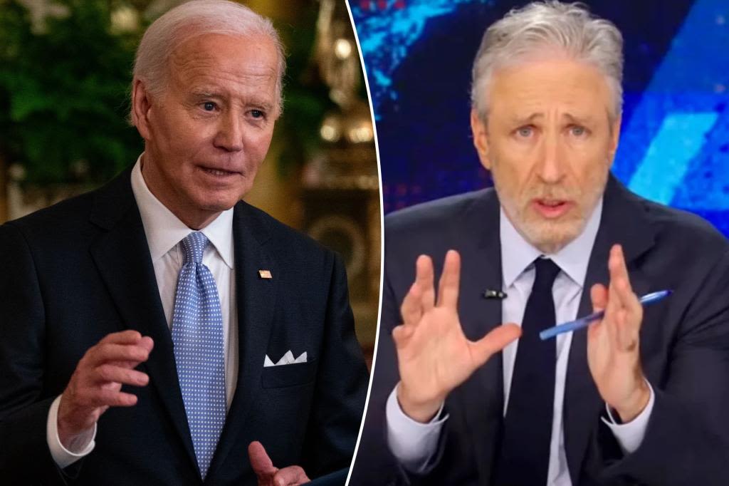 Jon Stewart says Biden is ‘so f—ing old’ he ‘just shouldn’t be president’