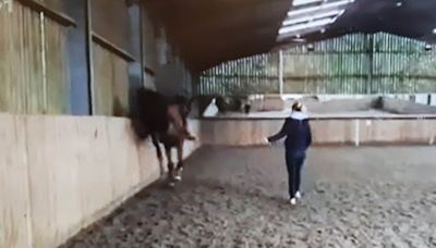 Watch: Charlotte Dujardin whips horse 24 times in shocking video