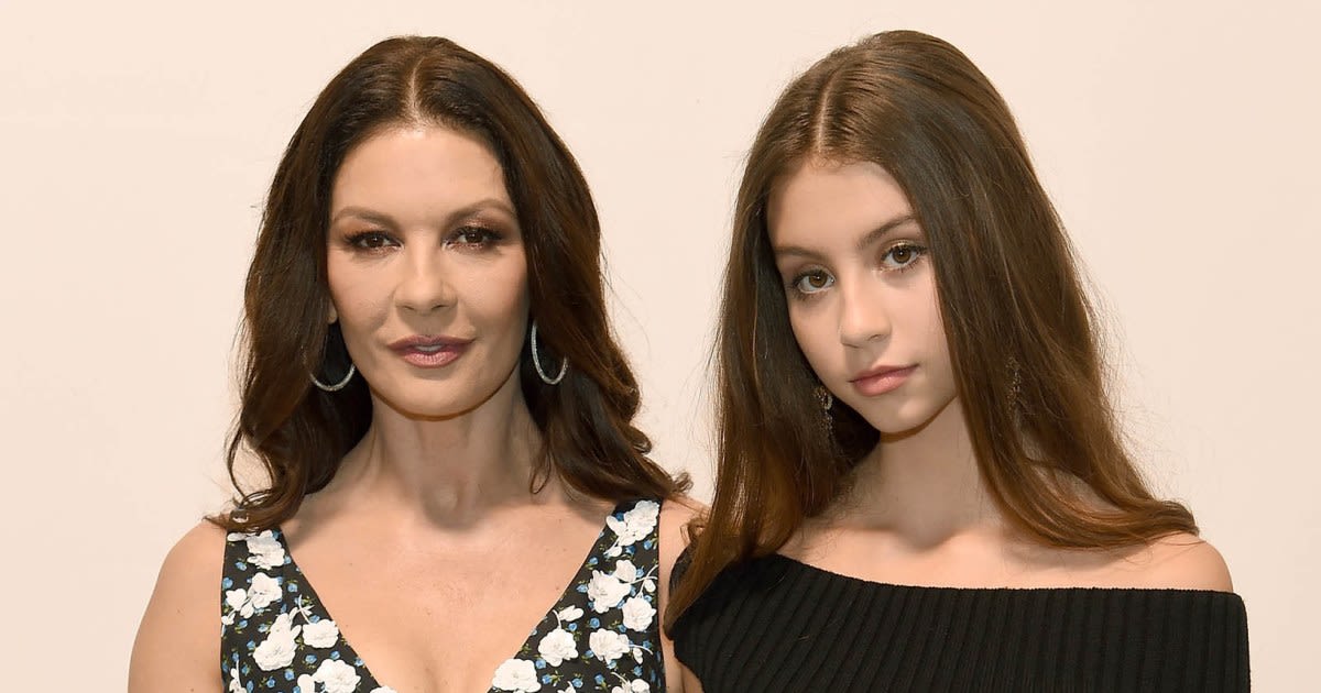 Catherine Zeta-Jones’ daughter Carys wears mom’s 1999 awards show dress: See the pic