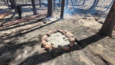 77 abandoned campfires reported in the Pike-San Isabel National Forests this year so far