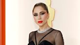 Lady Gaga helps a photographer who fell at the 2023 Oscars