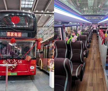 深圳再推神級服務 結婚可以「用公共巴士做花車」 還可選雙層款