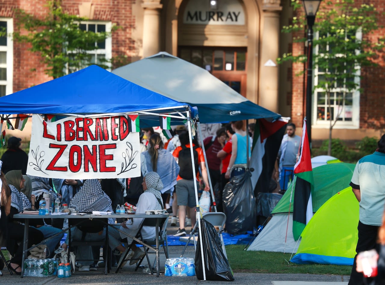 Gaza protesters take over Princeton building, set up encampment at Rutgers