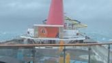 Pasajeros en crucero de Carnival viven pesadilla bajo feroz tormenta