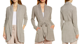 Hurry, this cozy Barefoot Dreams cardigan is 40% off right now at Nordstrom