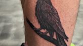 Tattoo Tuesday: Naples resident tells us why he has a raven prominently featured on his leg