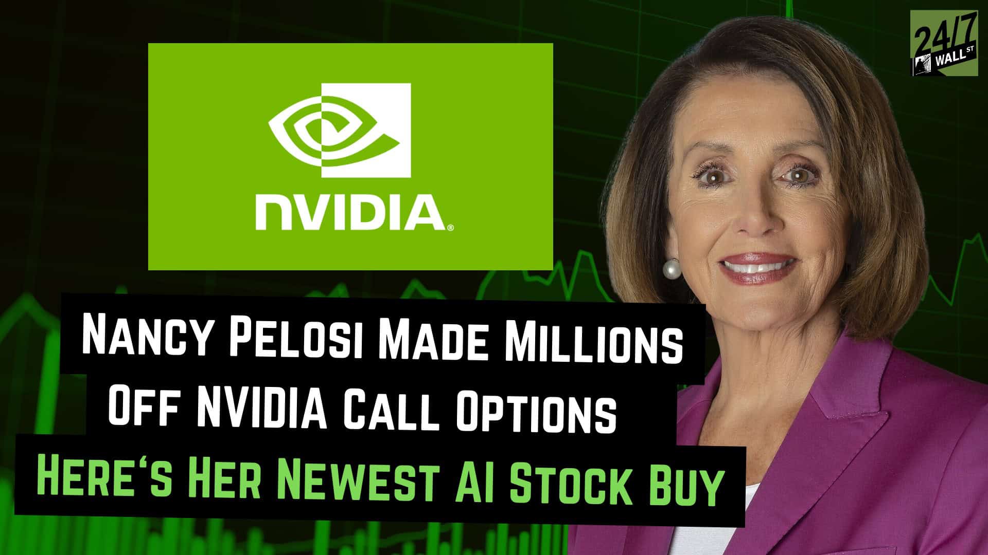 Nancy Pelosi Made Millions On NVIDIA Options - Here's Her Next AI Stock Play