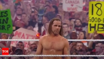 WWE Throwback: Shawn Michaels retires with a heartfelt speech after losing the “Career vs Streak” match | WWE News - Times of India