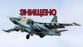 Ukrainian forces shoot down another Russian Su-25 jet – video