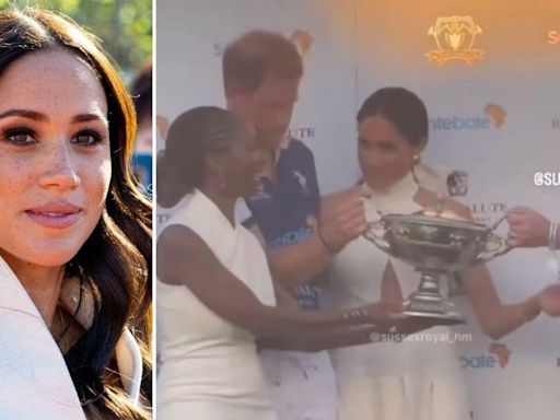 ...Markle Labeled 'Bossy and Insecure' After Awkwardly Refusing to Let a Woman Pose With Prince Harry at Charity Polo Match