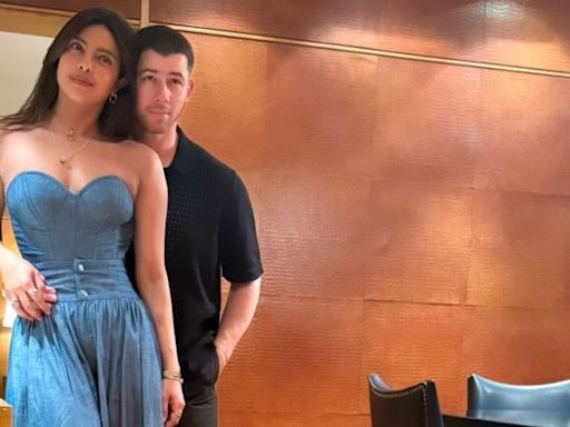 Priyanka Chopra Cuddles Up With Nick Jonas in FIRST Pic After Arrival in Mumbai for Anant-Radhika's Wedding - News18