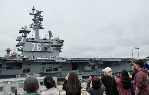 USS Ronald Reagan makes final departure from Japan after nine-year mission