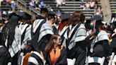 Group of grads turn their backs on Princeton U. president in pro-Palestinian protest