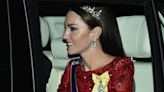 Kate Middleton Stuns in Red Jenny Packham Gown at Buckingham Palace Reception for Diplomatic Corps