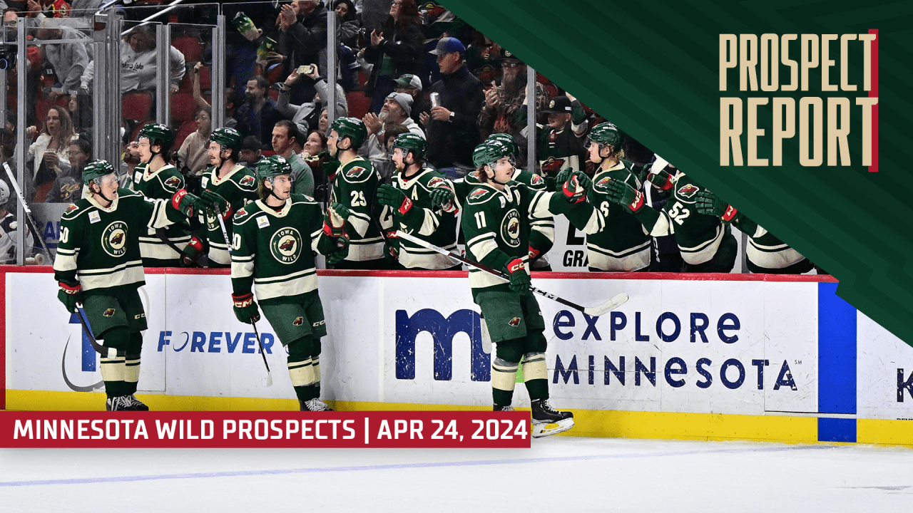 Prospect Report: April 24, 2024 | Minnesota Wild