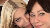 90210's Tori Spelling 'doesn't have the words' to express how she feels about Shannen Doherty