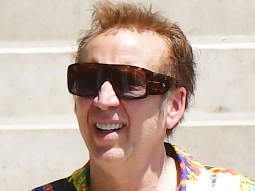 Nicolas Cage, 60, spotted with son Kal-El, 18, on vacation in Italy