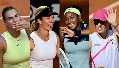 Así quedaron las semifinales femeninas del Masters 1000 de Roma, tras los cuartos de final