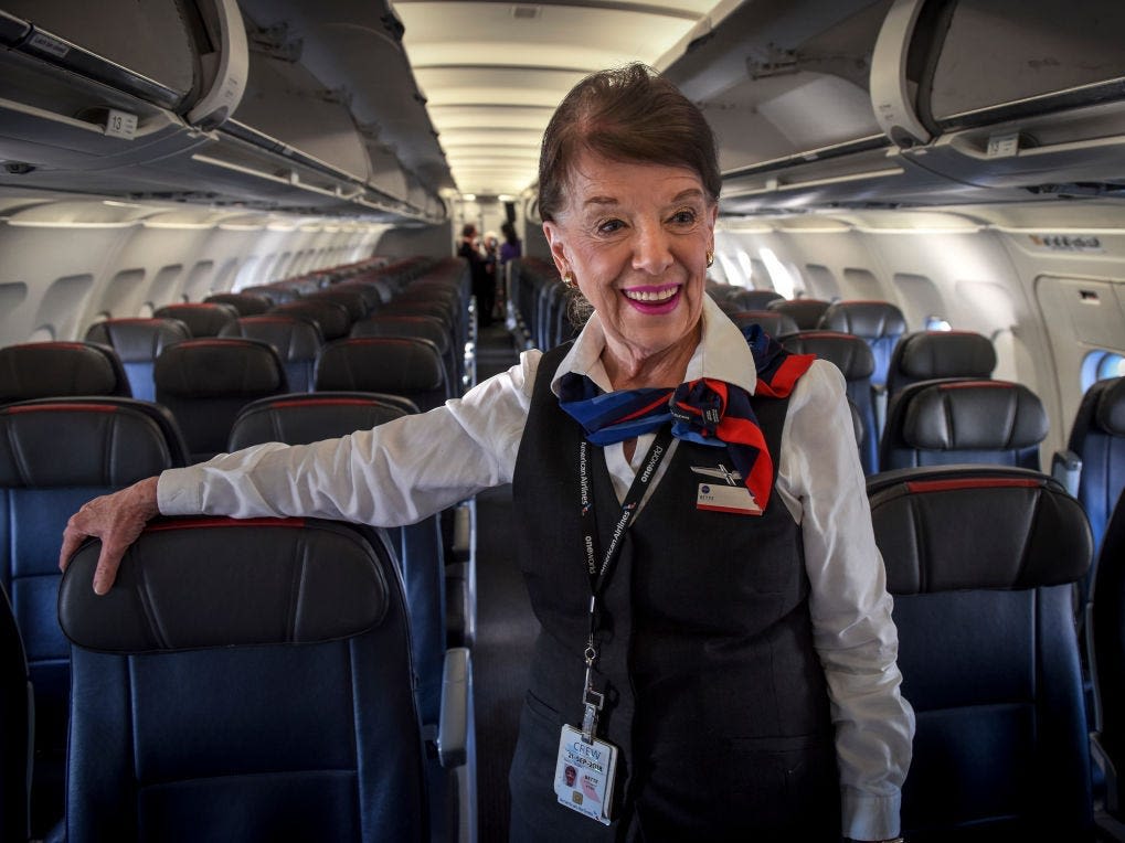 Bette Nash, who held the Guinness World Record for the longest-serving flight attendant, dies at 88