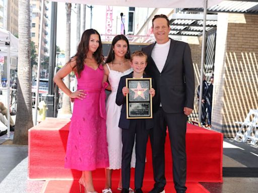 Vince Vaughn's Wife and Kids Support Him at Walk of Fame Ceremony