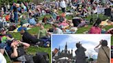 Brooklyn cemetery hosts eerie, solar eclipse viewing party: ‘I feel like we were guided to come here’