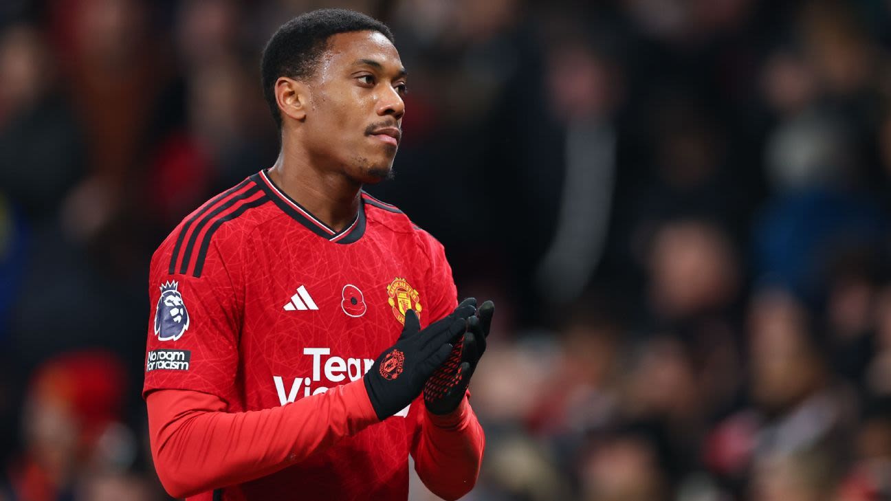 Martial says 'goodbye' to Man United after 9 years