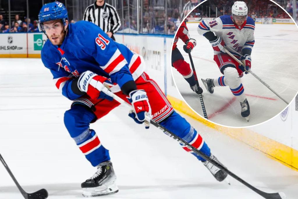 Alex Wennberg changes sticks as he looks to help spark Rangers’ third line