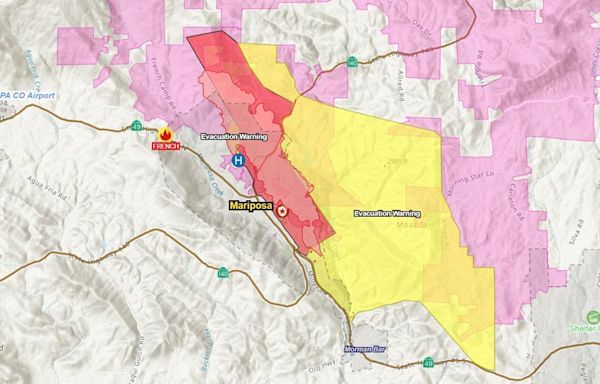 Mariposa County French Fire Updates for Friday, July 5, 2024