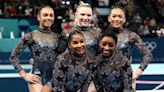 Simone Biles and U.S. Women’s Gymnastics Team Debut Leotard With 47,000 Swarovski Crystals at 2024 Paris Olympics
