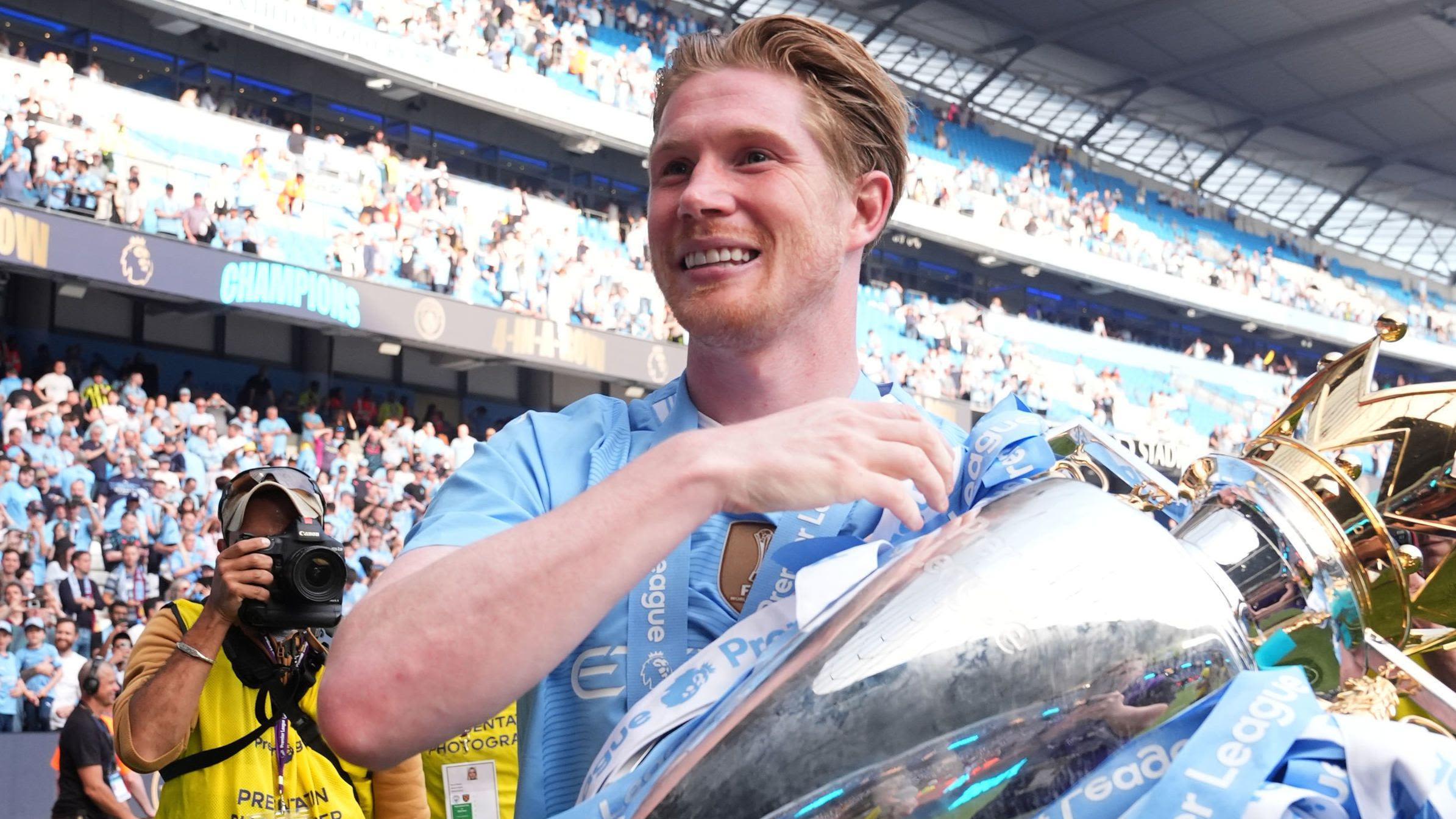 'One of the most special' titles for De Bruyne