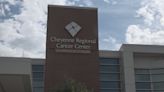 Agnes Judge visits Cheyenne Regional Medical Center on her statewide cancer center journey