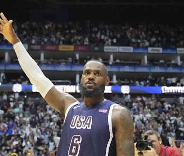 LeBron rescues USA from South Sudan shock in Paris Olympic warm-up