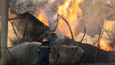 One dead as wildfires rage across Athens suburbs