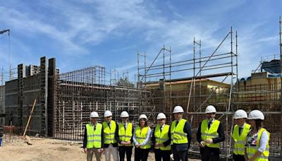 Carmen Crespo realiza una visita técnica a las obras de la nueva EDAR de Pozoblanco (Córdoba)