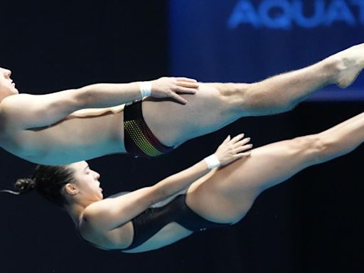 Carlos Camacho y Valeria Antolino, oro europeo en sincronizados mixtos en plataforma