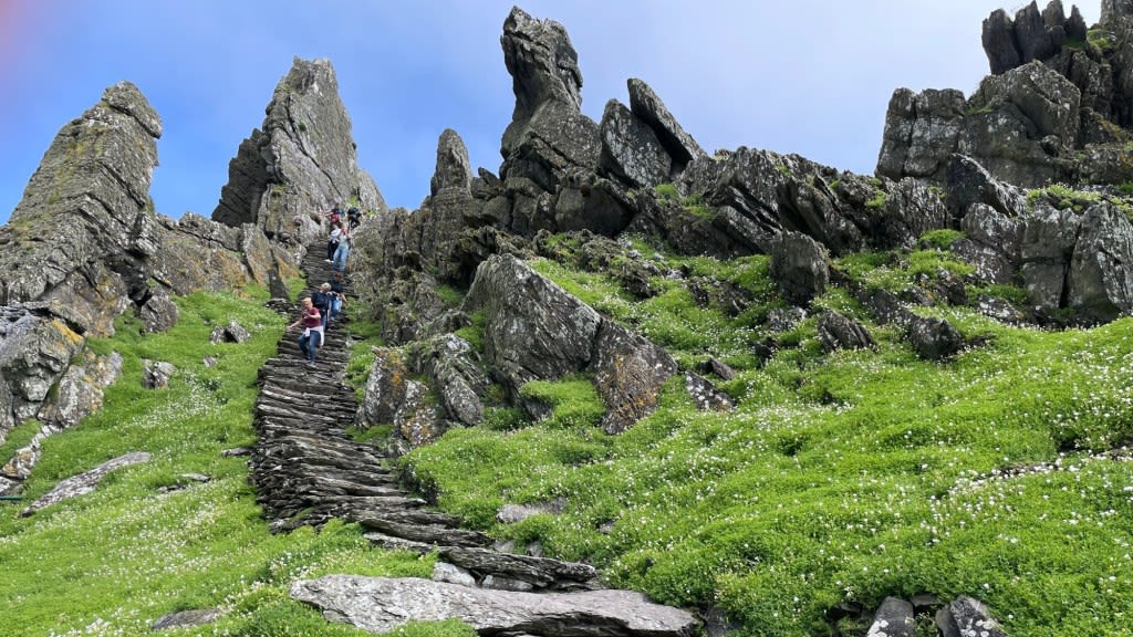 The weeklong 'Hiking & Island Hopping: Cork & Kerry' trek traverses stunning Emerald Isle landscapes