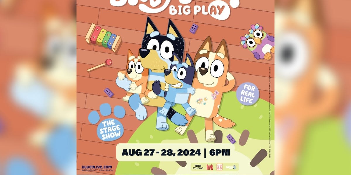 Bluey and family taking over the Lied Center this summer