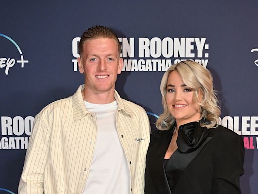 Jordan Pickford passionately kisses wife Megan Davison after England sails through to Euro finals