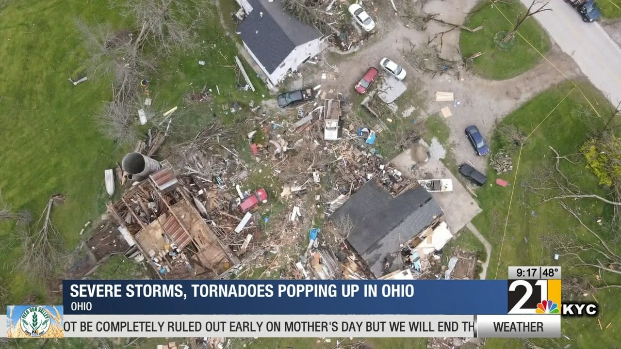 Severe storms, tornadoes popping up in Ohio