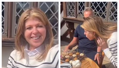 Kate Garraway celebrates her first birthday following the death of husband Derek Draper