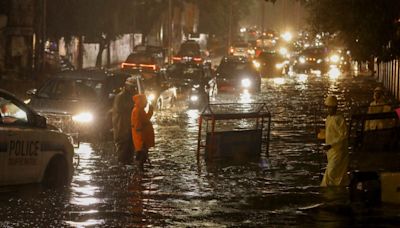Heavy Rains Pound Hyderabad, Many Areas Waterlogged; Orange Alert Issued