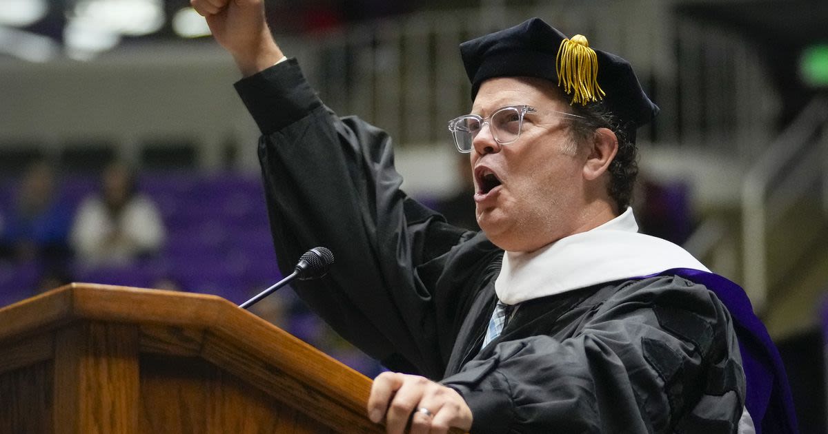 The 5 pieces of advice Rainn Wilson from ‘The Office’ gave during his Utah graduation speech