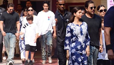 Lok Sabha Elections 2024: Shah Rukh Khan Brings AbRam To Polling Booth As He Arrives To Vote With Family...