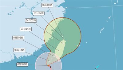 山陀兒走超慢！登陸後「崩潰路徑」曝光 北台入夜猛灌強風雨