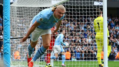 Manchester City arrasa con cuatro goles de Erling Haaland