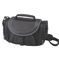 A camera bag is a crossbody bag that is designed to hold a camera and its accessories. It usually has a padded interior and adjustable compartments to protect the camera and lenses. Camera bags are popular among photographers and travelers who want to keep their camera gear organized and easily accessible.