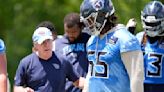 The Titans wrap offseason program with rookie left tackle JC Latham last off field