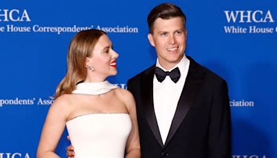 Colin Jost jokes about married life with Scarlett Johansson at White House Correspondents' Dinner