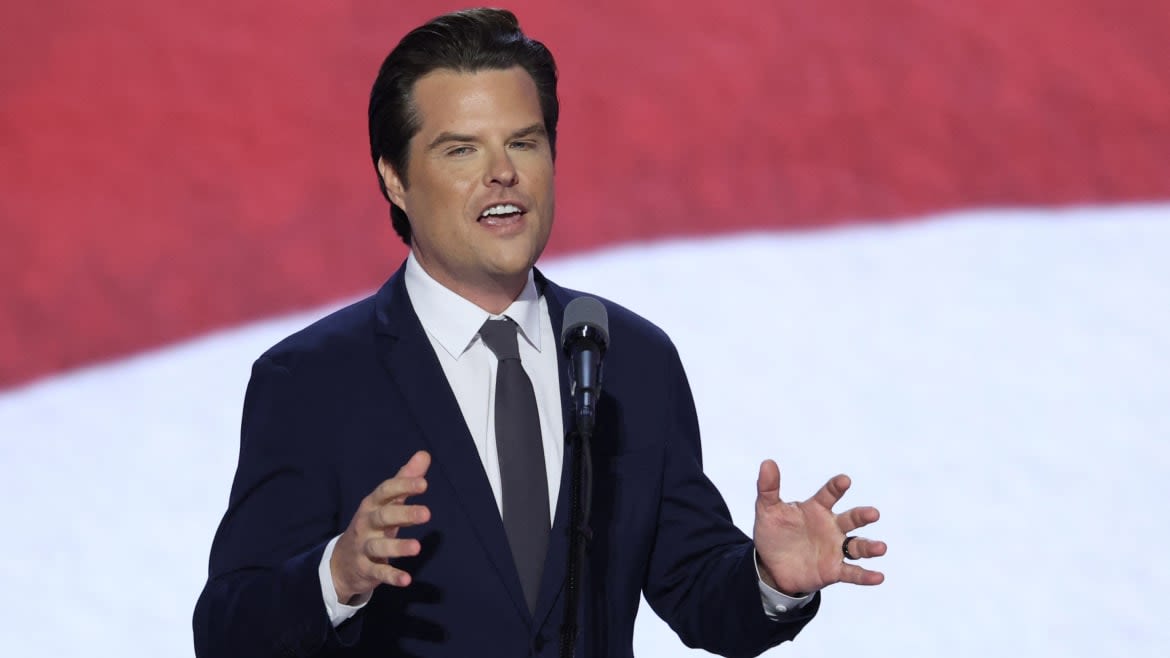 Matt Gaetz’s RNC Look Becomes Center of Jokes and Botox Rumors